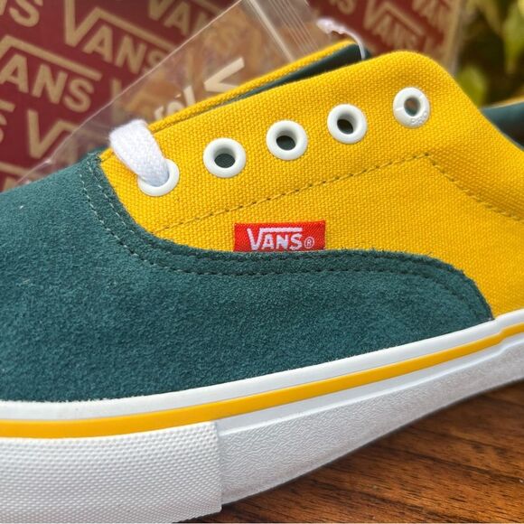 Vans Era Pro Low Top Suede and canvas Prime Atlantic Gold NEW size 11.5 - Picture 2 of 7